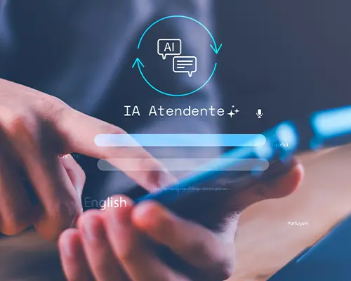 Painel com múltiplas inteligências artificiais disponíveis para seleção.